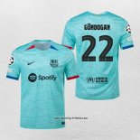 Barcelona Spieler Gundogan 3rd Trikot 2023-2024