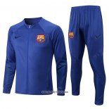 Jacke Trainingsanzug Barcelona 2022-2023 Blau