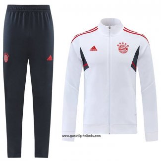 Jacke Trainingsanzug Bayern München 2022-2023 WeiB