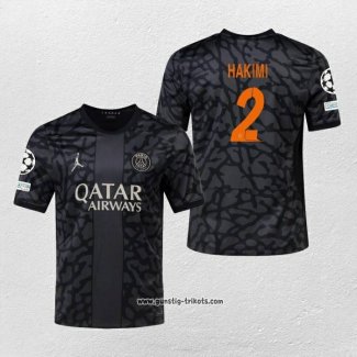 Paris Saint-Germain Spieler Hakimi 3rd Trikot 2023-2024