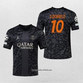 Paris Saint-Germain Spieler O.Dembele 3rd Trikot 2023-2024