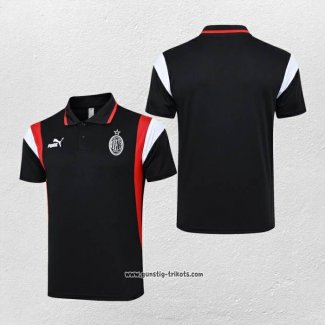 Polo AC Milan 2023-2024 Schwarz