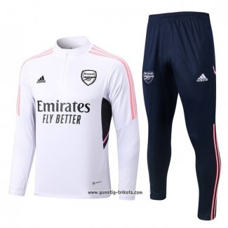 Sweatshirt Trainingsanzug Arsenal 2022-2023 WeiB