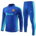 Sweatshirt Trainingsanzug Barcelona 2023-2024 Blau