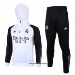 Sweatshirt Trainingsanzug Real Madrid 2023-2024 WeiB