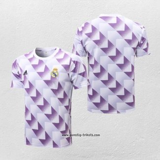 Traingsshirt Real Madrid 2022-2023 WeiB y Purpura