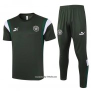 Trainingsanzug Manchester City Kurzarm 2023-2024 Grun