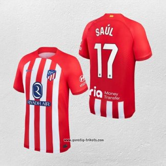 Atletico Madrid Spieler Saul Heimtrikot 2023-2024