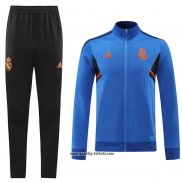 Jacke Trainingsanzug Real Madrid 2022-2023 Blau