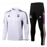 Sweatshirt Trainingsanzug Real Madrid 2022-2023 WeiB