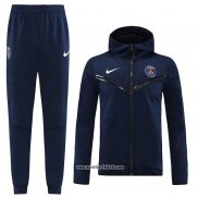 Trainingsanzug mit Kapuze Paris Saint-Germain 2022-2023 Blau