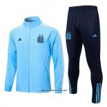 Jacke Trainingsanzug Argentinien 2022-2023 Blau Claro