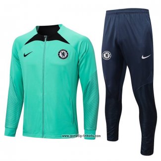 Jacke Trainingsanzug Chelsea 2022-2023 Grun