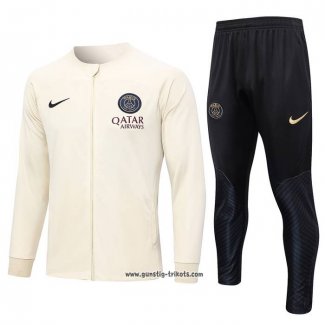 Jacke Trainingsanzug Paris Saint-Germain 2023-2024 Albaricoque