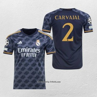 Real Madrid Spieler Carvajal Auswartstrikot 2023-2024