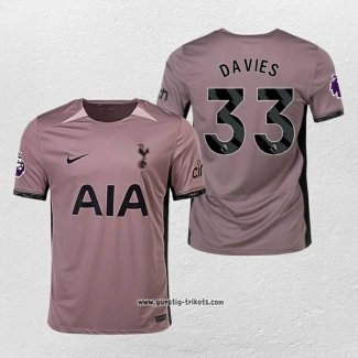 Tottenham Hotspur Spieler Davies 3rd Trikot 2023-2024