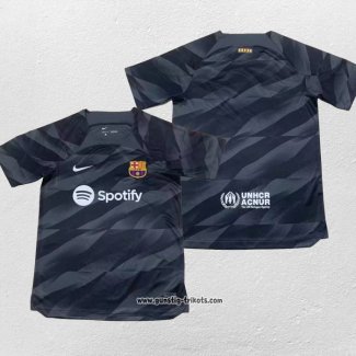 Barcelona Torwarttrikot 2023-2024 Schwarz