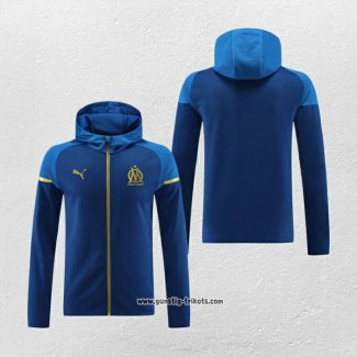 Kapuzenjacke Olympique Marsella 2023-2024 Blau