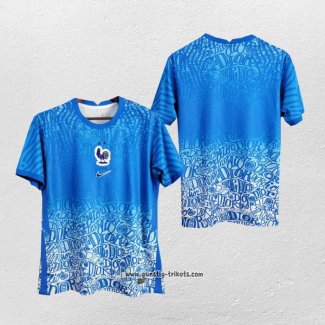 Traingsshirt Frankreich 2022 Blau