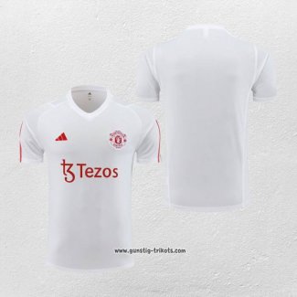 Traingsshirt Manchester United 2023-2024 WeiB