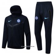 Trainingsanzug mit Kapuze Chelsea 2022-2023 Blau