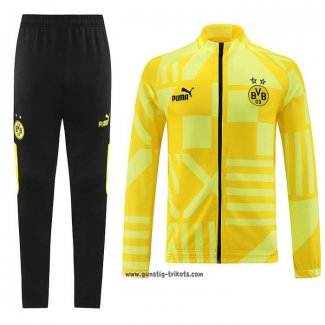 Jacke Trainingsanzug Borussia Dortmund 2022-2023 Gelb