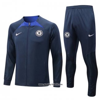 Jacke Trainingsanzug Chelsea 2022-2023 Blau