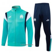 Jacke Trainingsanzug Olympique Marsella 2023-2024 Grun