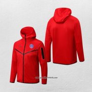 Kapuzenjacke Paris Saint-Germain Jordan 2022-2023 Rot