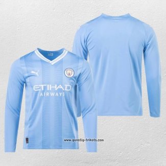 Manchester City Heimtrikot Langarm 2023-2024