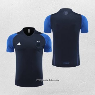 Traingsshirt Algerien 2023-2024 Blau