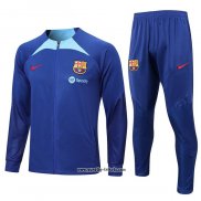 Jacke Trainingsanzug Barcelona 2022-2023 Blau