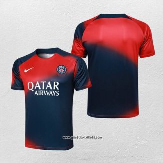 Traingsshirt Paris Saint-Germain 2023-2024 Rot y Blau