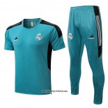 Trainingsanzug Real Madrid Kurzarm 2022-2023 Blau