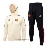 Trainingsanzug mit Kapuze Manchester United 2023-2024 Gelb