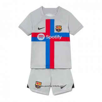 Barcelona 3rd Trikot Kinder 2022-2023