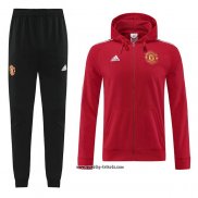 Trainingsanzug mit Kapuze Manchester United 2022-2023 Rot