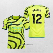 Arsenal Spieler Saliba Auswartstrikot 2023-2024