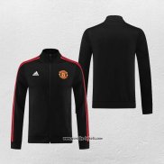 Jacke Manchester United 2023-2024 Schwarz