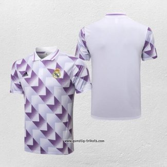 Polo Real Madrid 2022-2023 WeiB y Purpura