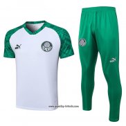 Trainingsanzug Palmeiras Kurzarm 2023-2024 WeiB