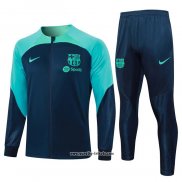 Jacke Trainingsanzug Barcelona 2023-2024 Blau