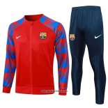 Jacke Trainingsanzug Barcelona Kinder 2023-2024 Rot