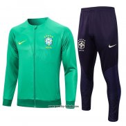 Jacke Trainingsanzug Brasilien 2023-2024 Grun