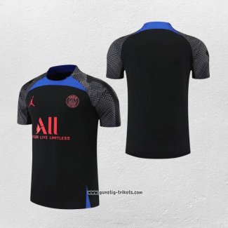 Traingsshirt Paris Saint-Germain 2022-2023 Schwarz y Blau