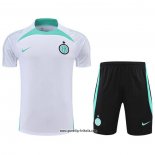 Trainingsanzug Inter Milan Kurzarm 2022-2023 WeiB - Kurze Hose