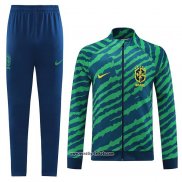 Jacke Trainingsanzug Brasilien 2022-2023 Grun