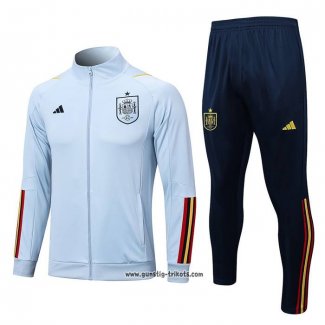 Jacke Trainingsanzug Spanien 2022-2023 Blau