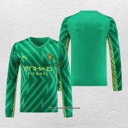 Manchester City Torwarttrikot Langarm 2023-2024 Grun