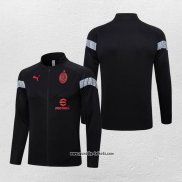 Jacke AC Milan 2022-2023 Schwarz y Rot